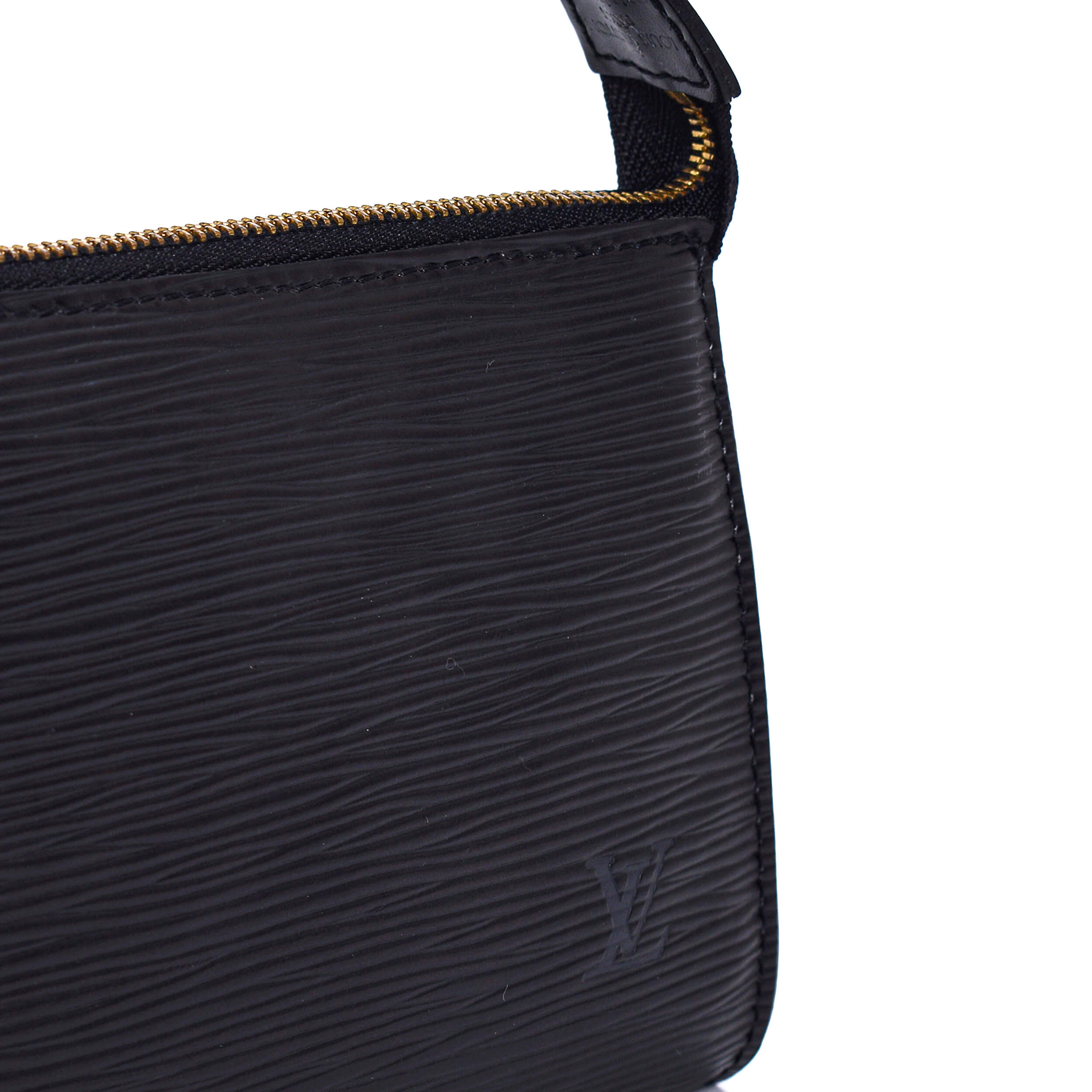 Louis Vuitton - Black Epi Leather Baguette Bag